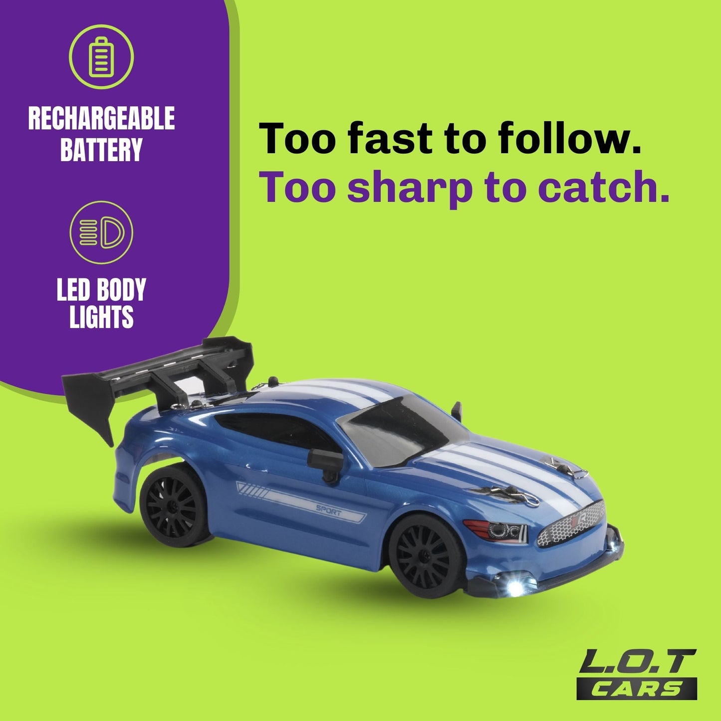 Ghost - Semi-Hobby Grade RC Drift Car with Lights