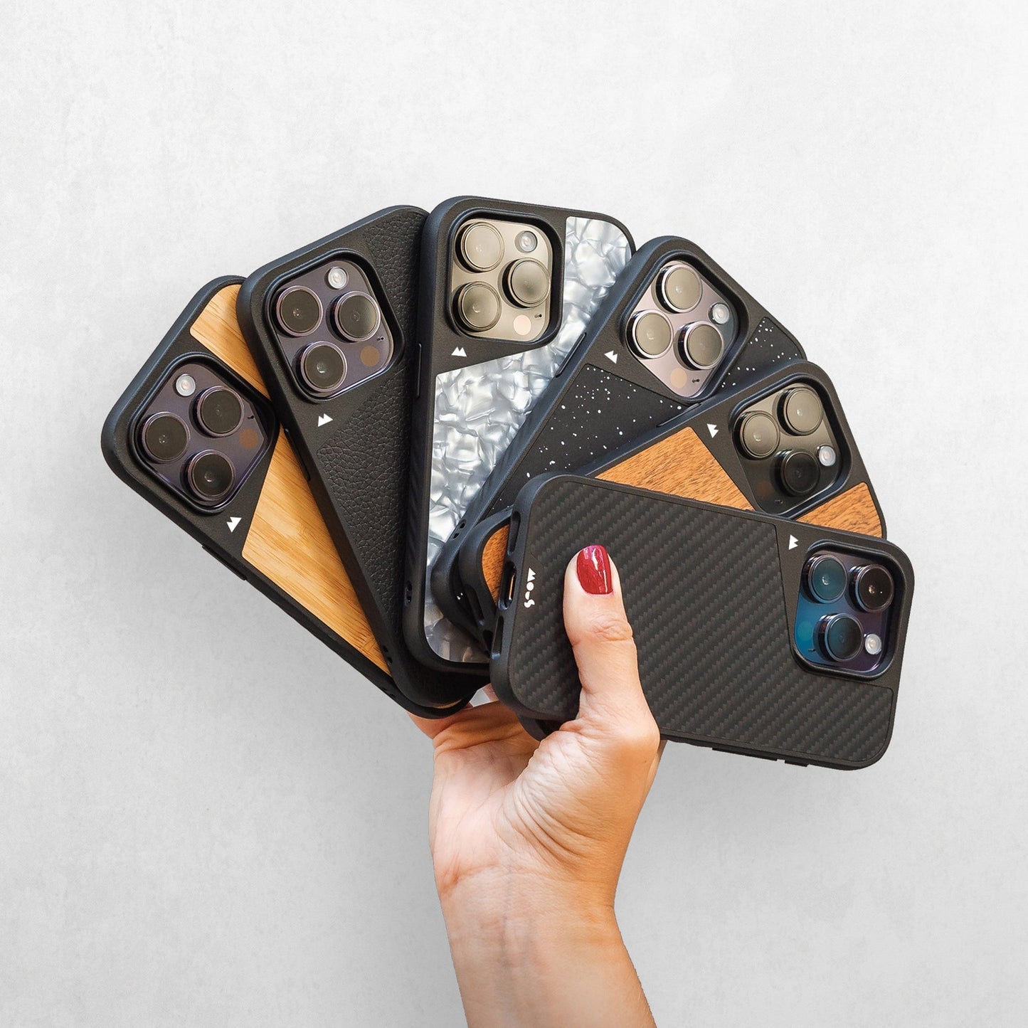 Compatible Aramid Fibre I-Phone Series 11, 12, 13, 14, 15 Case - Limitless 5.0