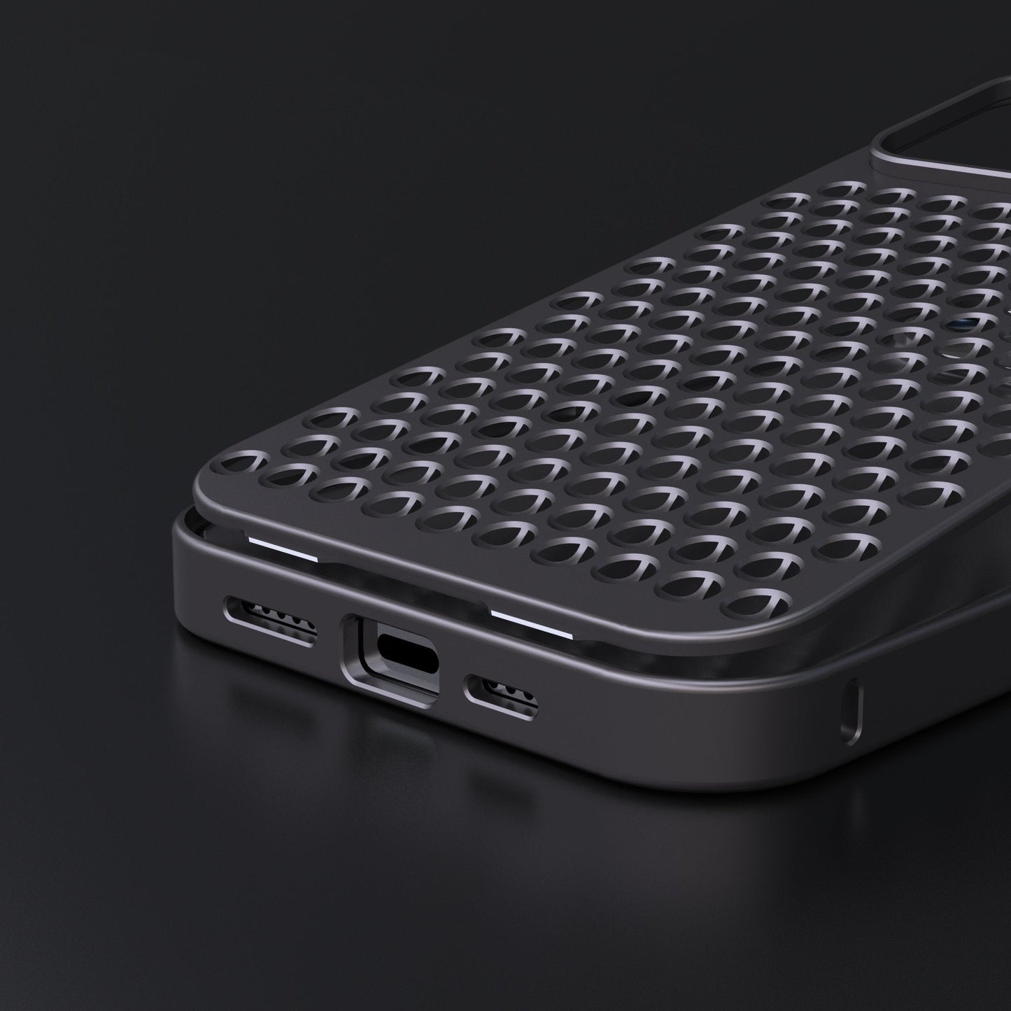 Metallic Hybrid Case - iPhone 11, 12, 13, 14, 15 Series Cover