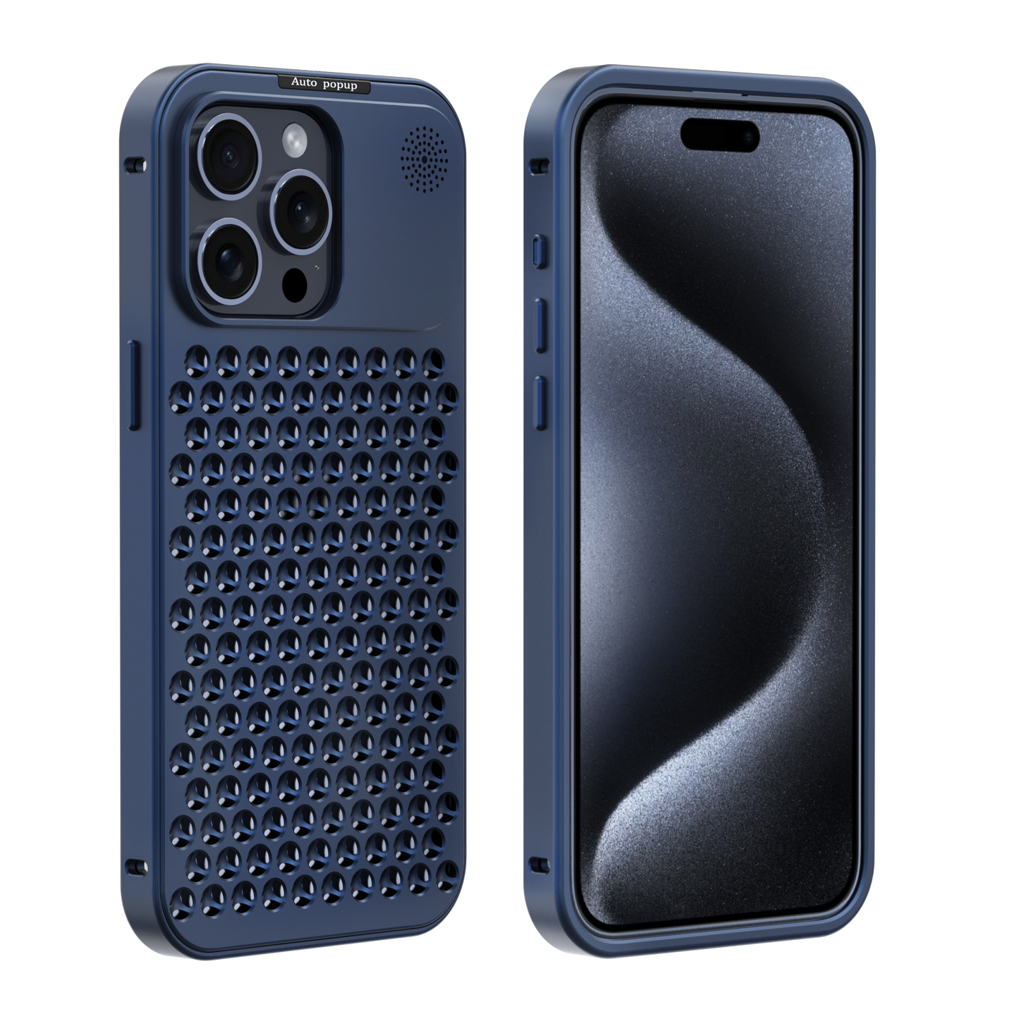 Metallic Hybrid Case - iPhone 11, 12, 13, 14, 15 Series Cover