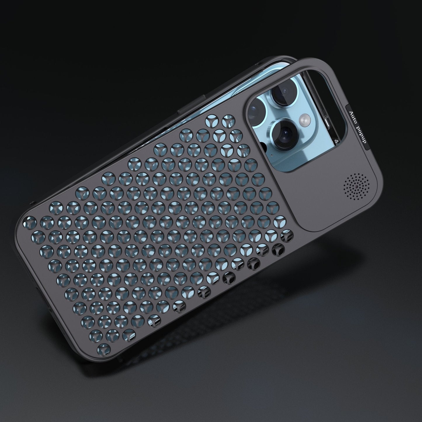 Metallic Hybrid Case - iPhone 11, 12, 13, 14, 15 Series Cover