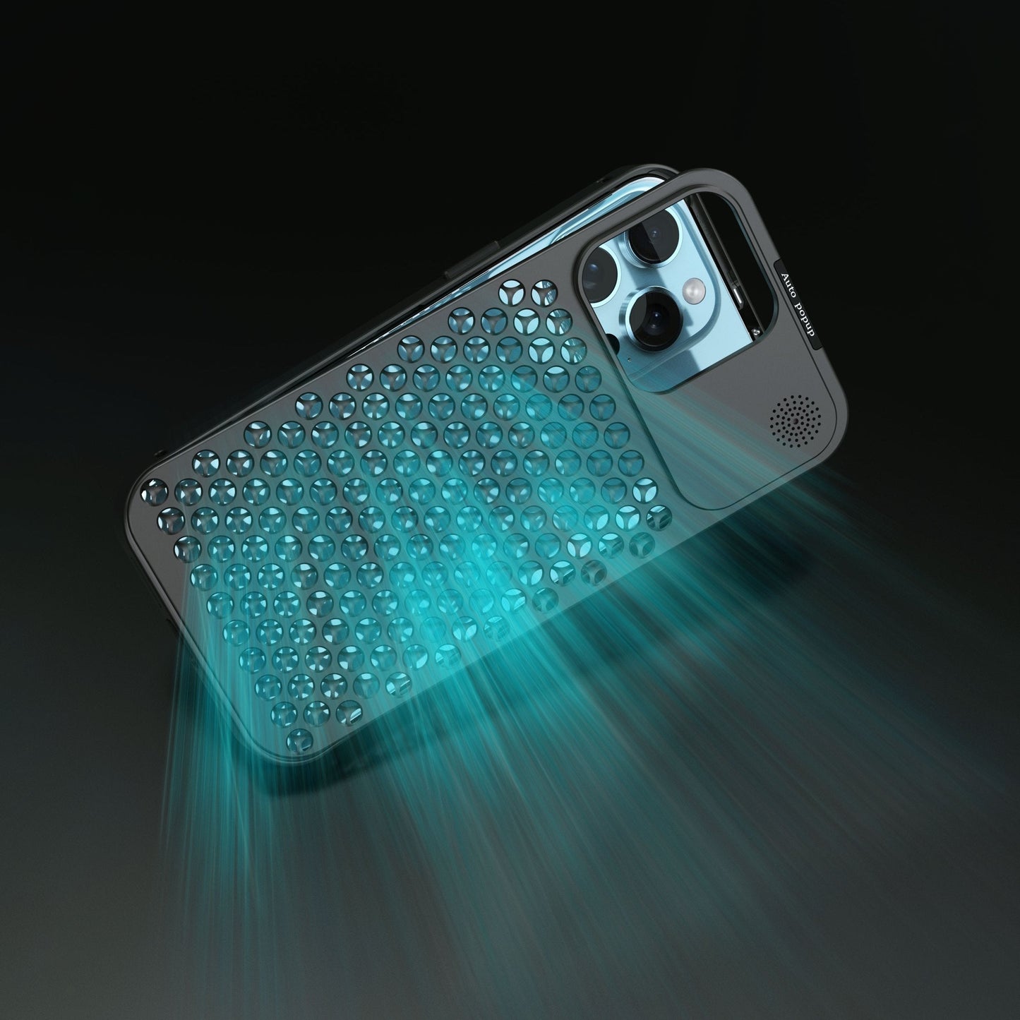 Metallic Hybrid Case - iPhone 11, 12, 13, 14, 15 Series Cover