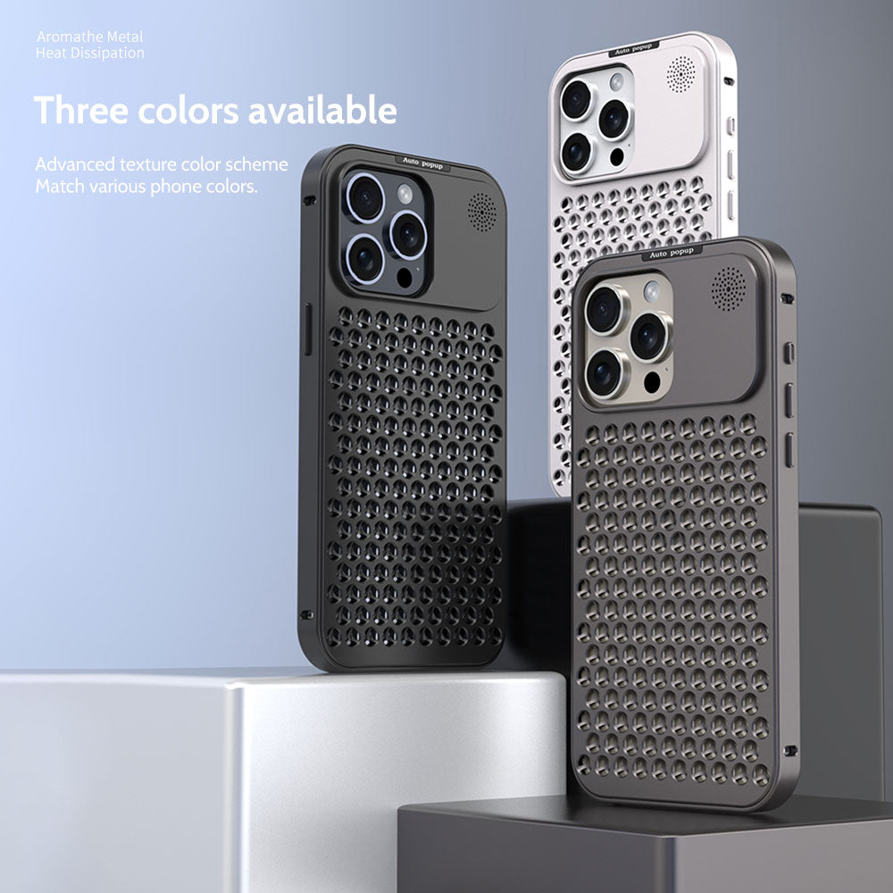 Metallic Hybrid Case - iPhone 11, 12, 13, 14, 15 Series Cover
