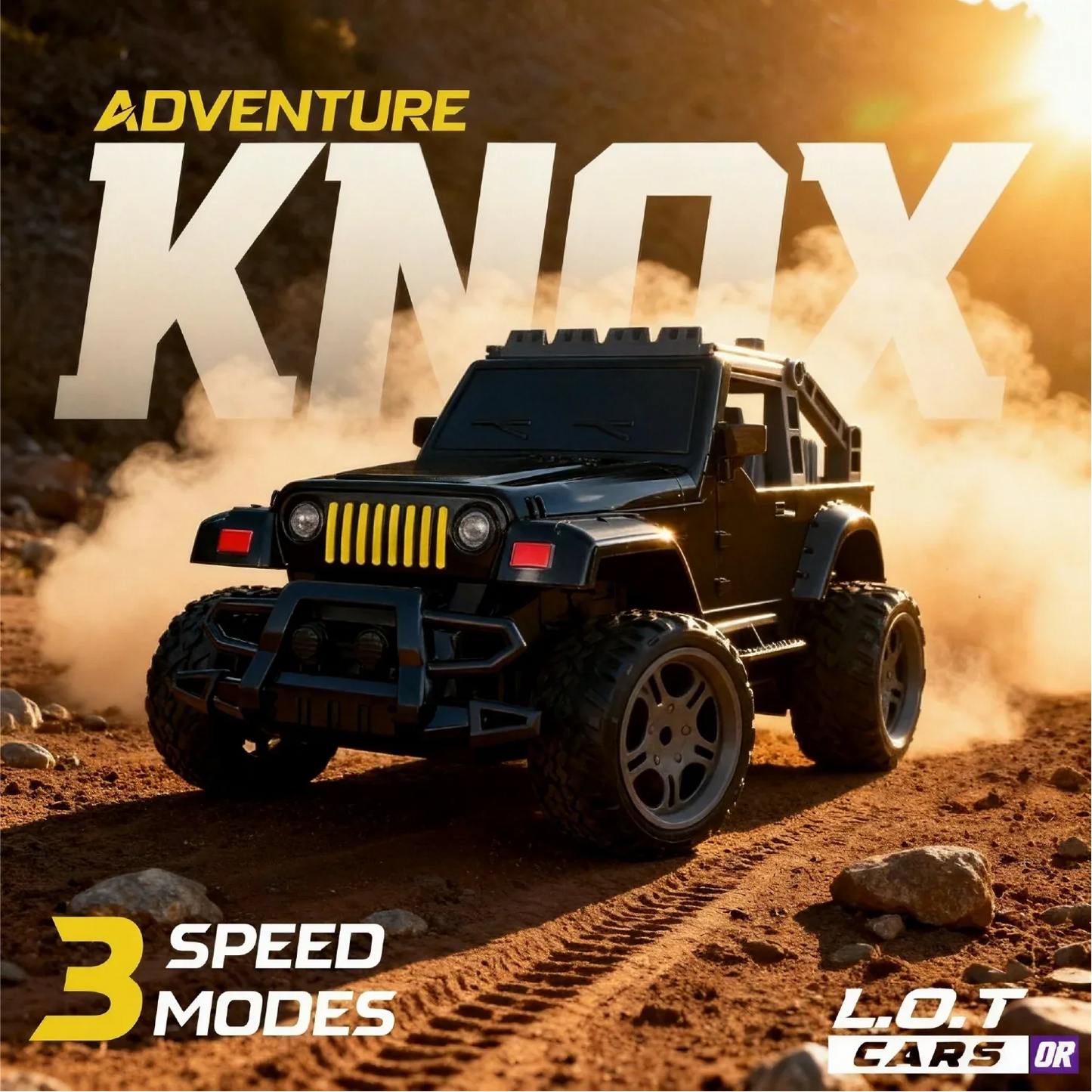 Knox - Semi-Hobby Grade Off Road Remote Control Jeep and RC Truck