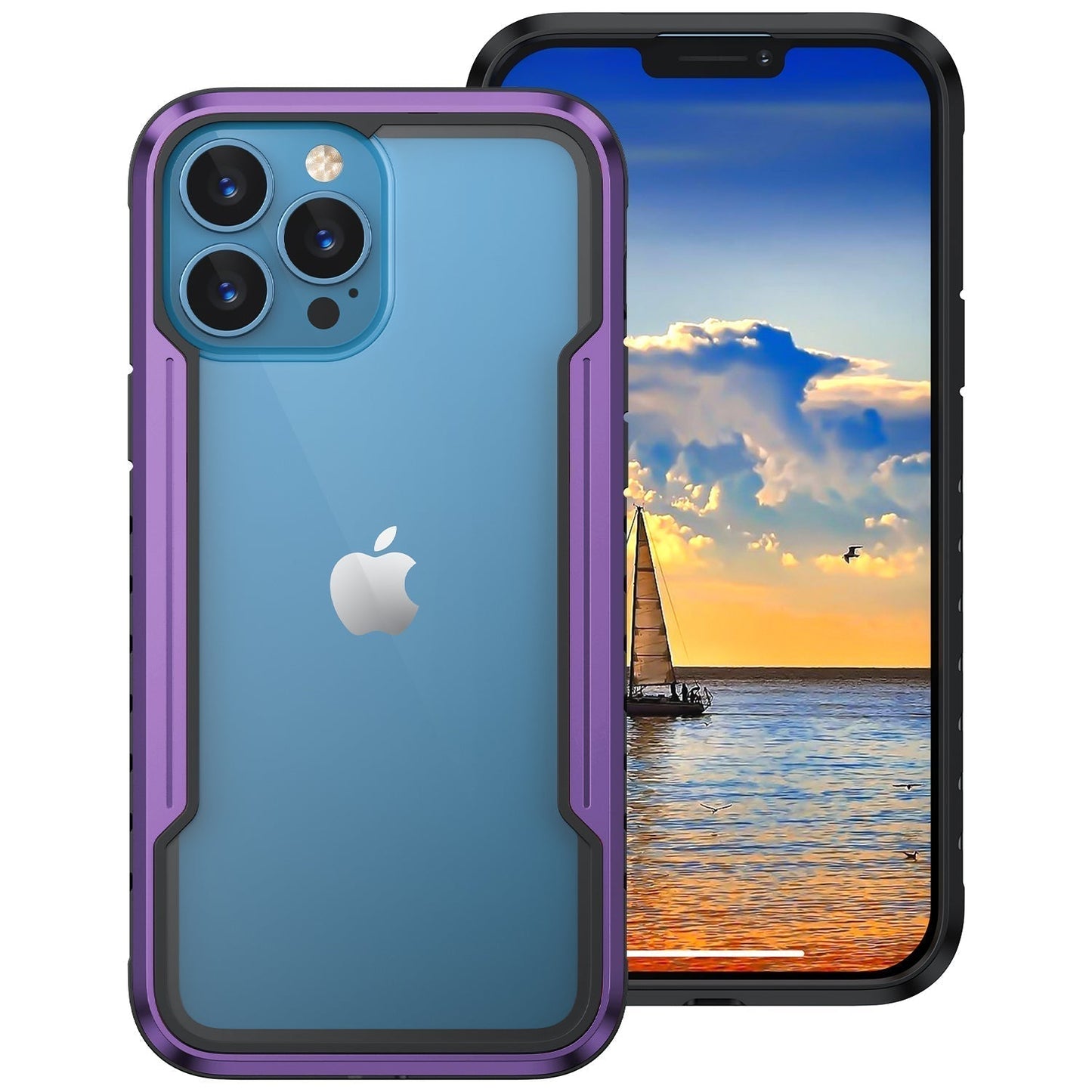 iPhone 12, 13, 14 & 15 Series Case - Defence Shield Metal Cover, Military Grade Protection