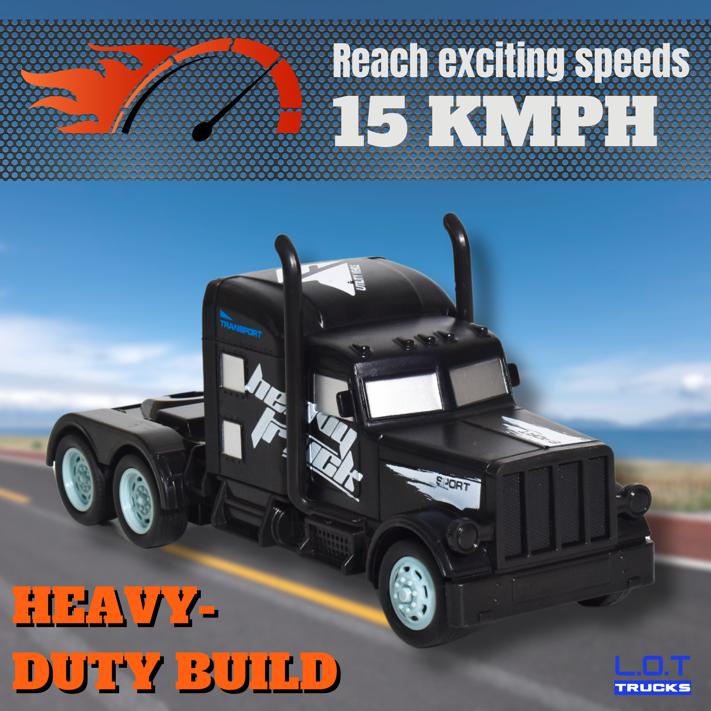 Titan - RC Truck with 6x2 Wheel Configuration