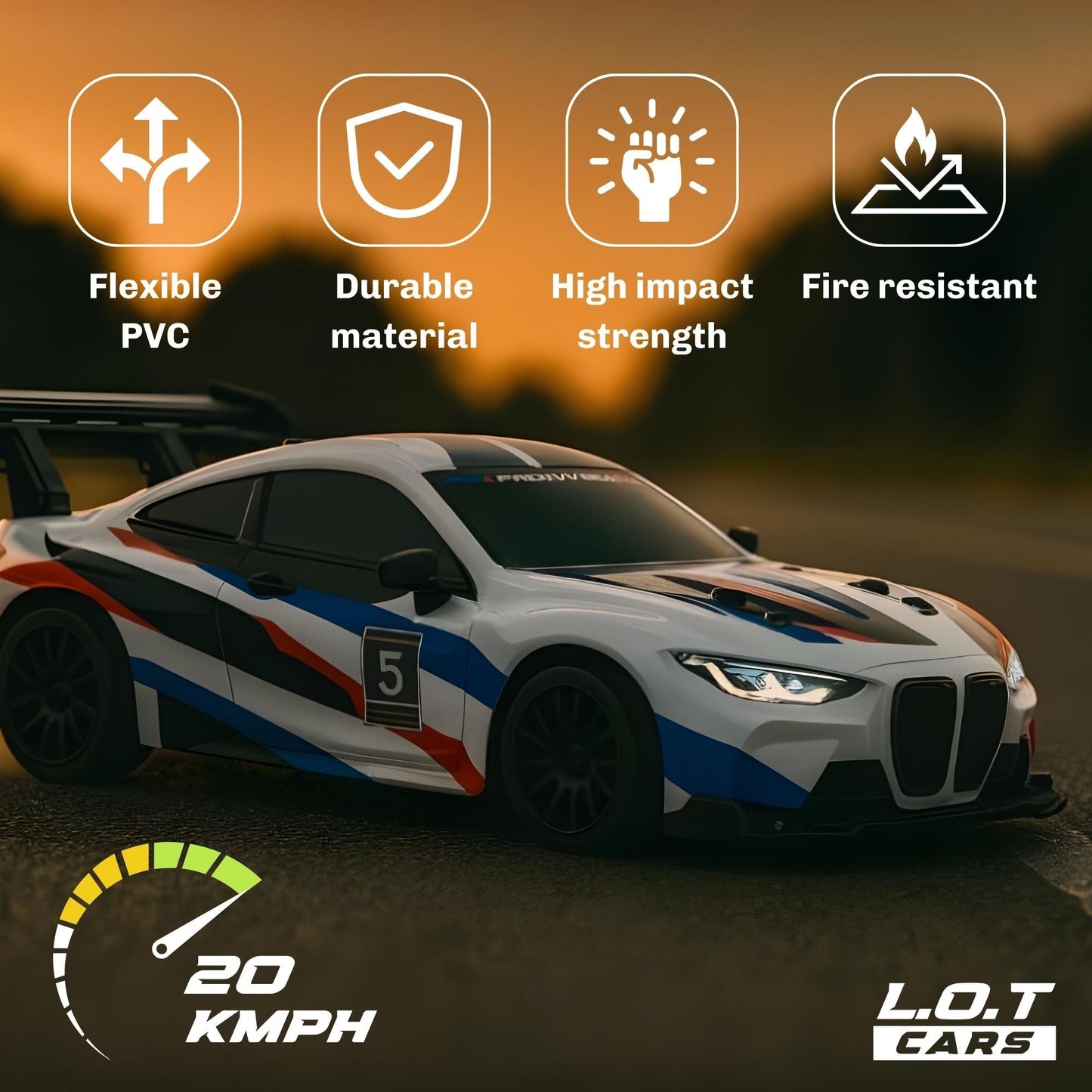 Ghost - Semi-Hobby Grade RC Drift Car with Lights