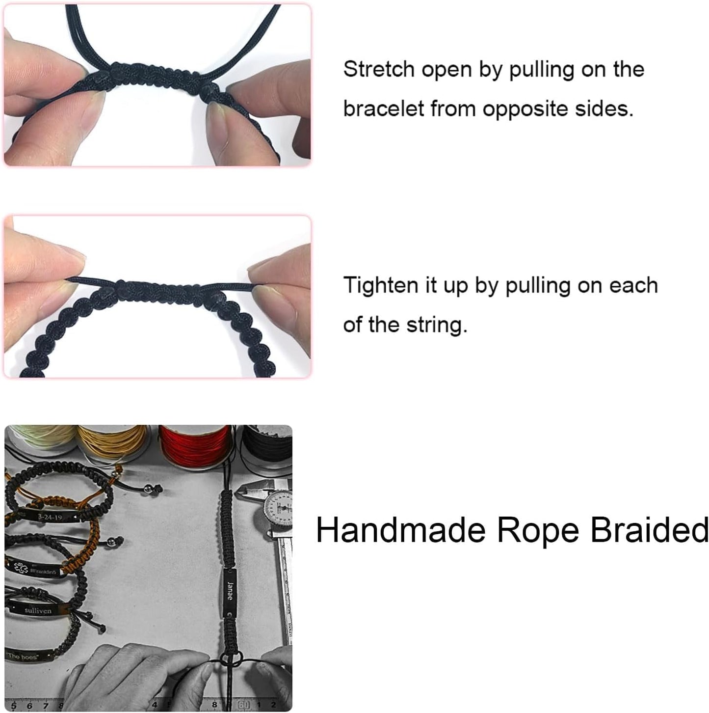 Dacida Matching Couples Bracelets for Women Men Long Distance Bracelets for Couples His Hers Bracelets Relationship Bracelets Anniversary Christmas Birthday Gifts