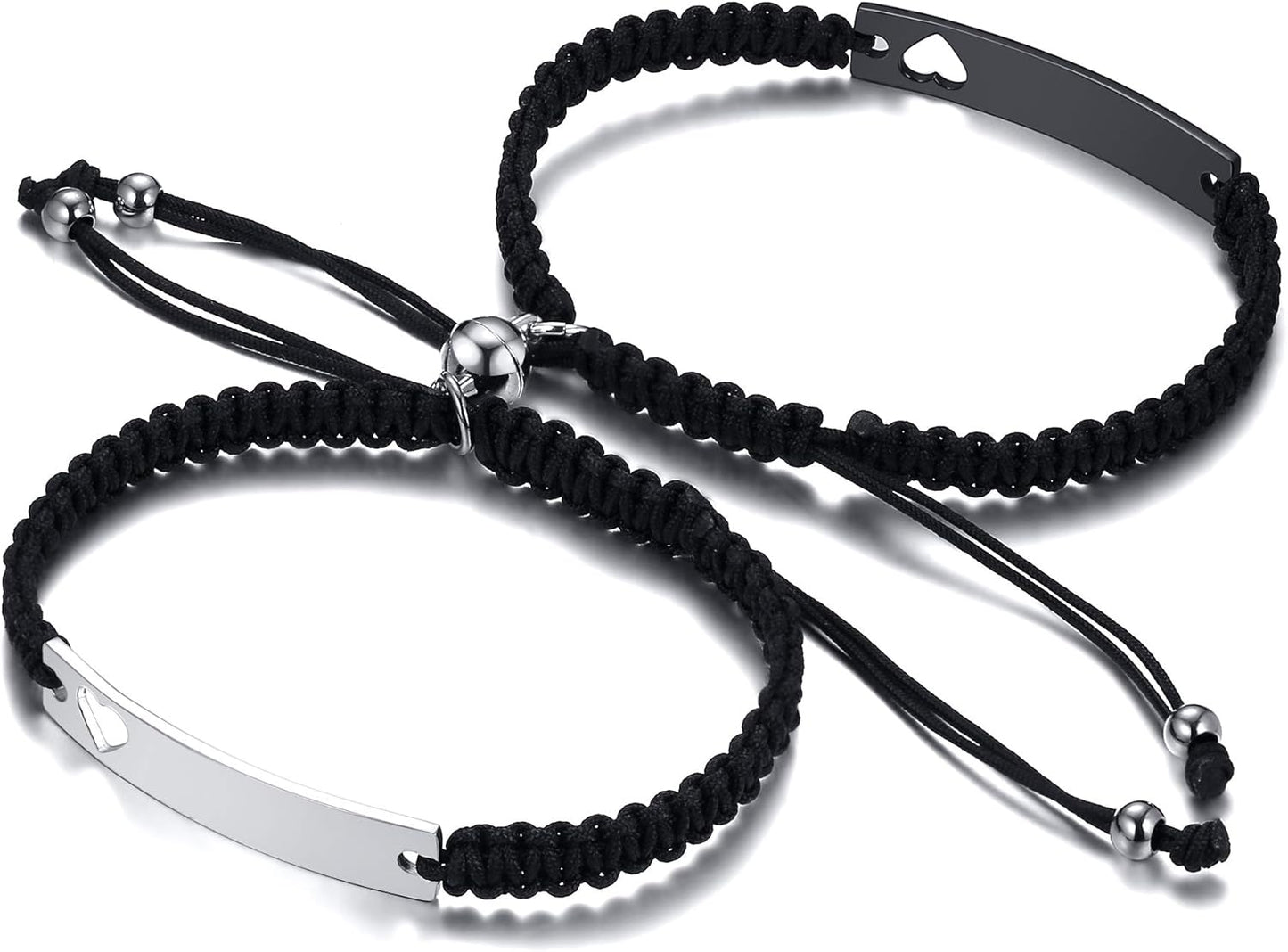 Dacida Matching Couples Bracelets for Women Men Long Distance Bracelets for Couples His Hers Bracelets Relationship Bracelets Anniversary Christmas Birthday Gifts