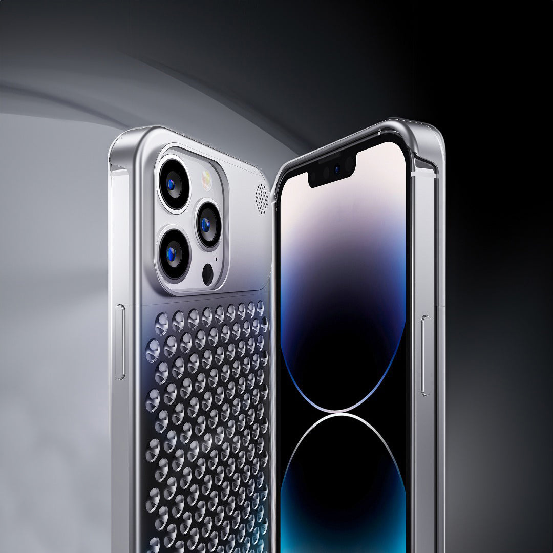 iPhone 11, 12, 13, 14, 15 Series Metallic Hybrid Case - iPhone