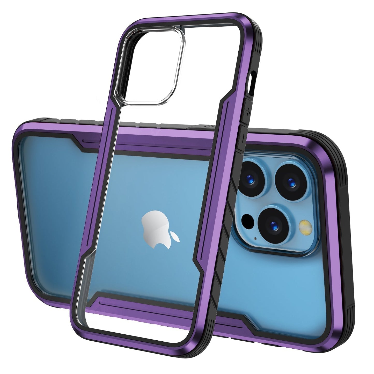 iPhone 12, 13, 14 & 15 Series Case - Defence Shield Metal Cover, Military Grade Protection