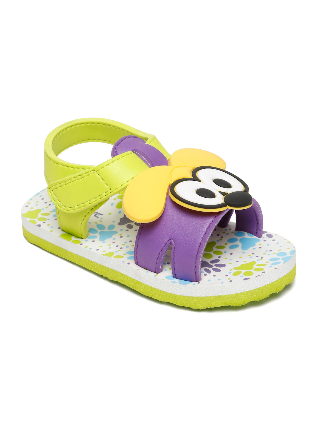 Premium Puppy Artistic Sandals - Lime Green (Unisex)