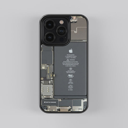 Phone Circuit Teardown Glass Case