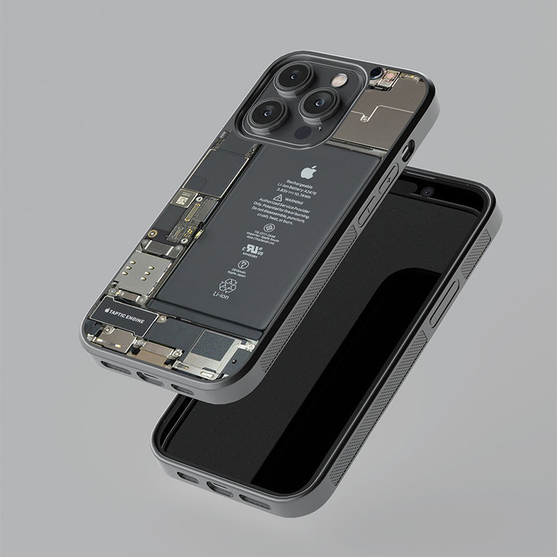 Phone Circuit Teardown Glass Case