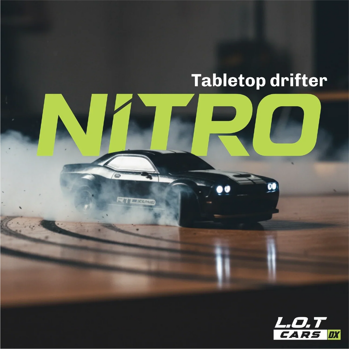 Nitro - 1:64 Scale Mini RC Drift Car
