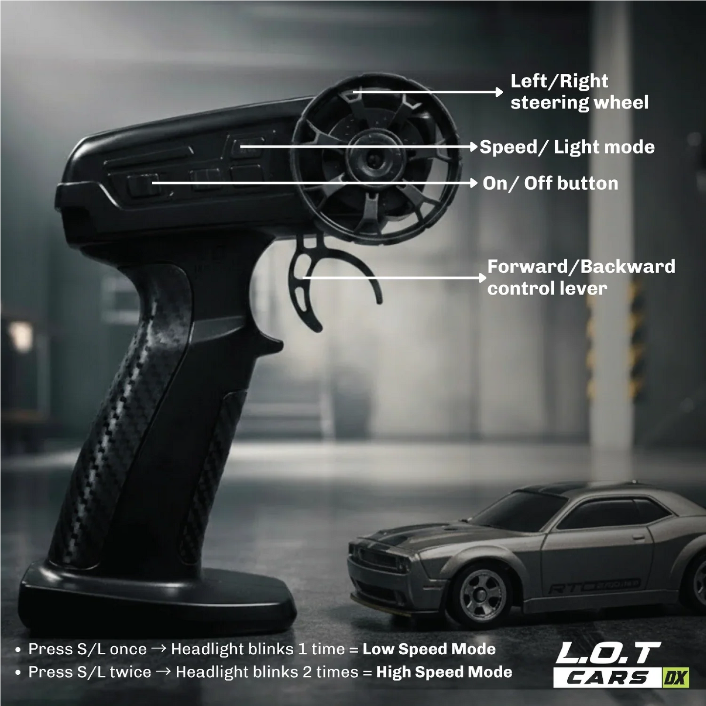 Nitro - 1:64 Scale Mini RC Drift Car