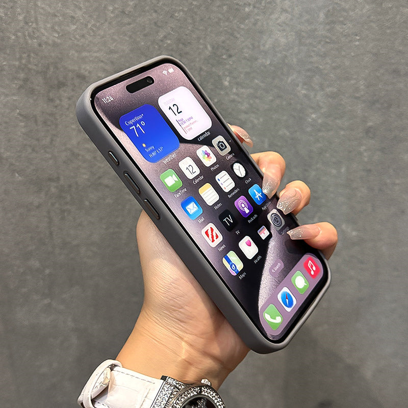 Sunglasses lens cover invisible bracket high permeability phone case for Apple