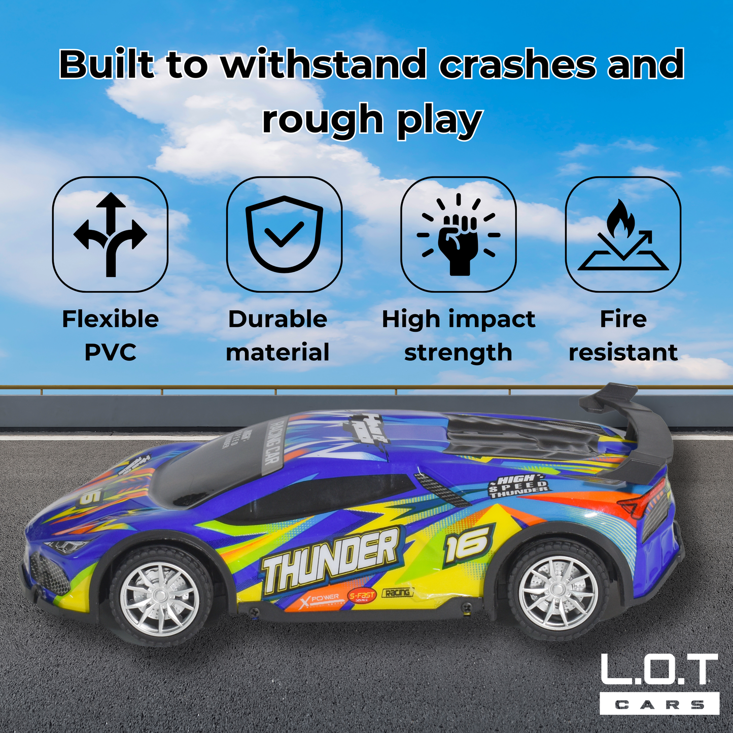 Thunder - Remote Control Race Car with Lights