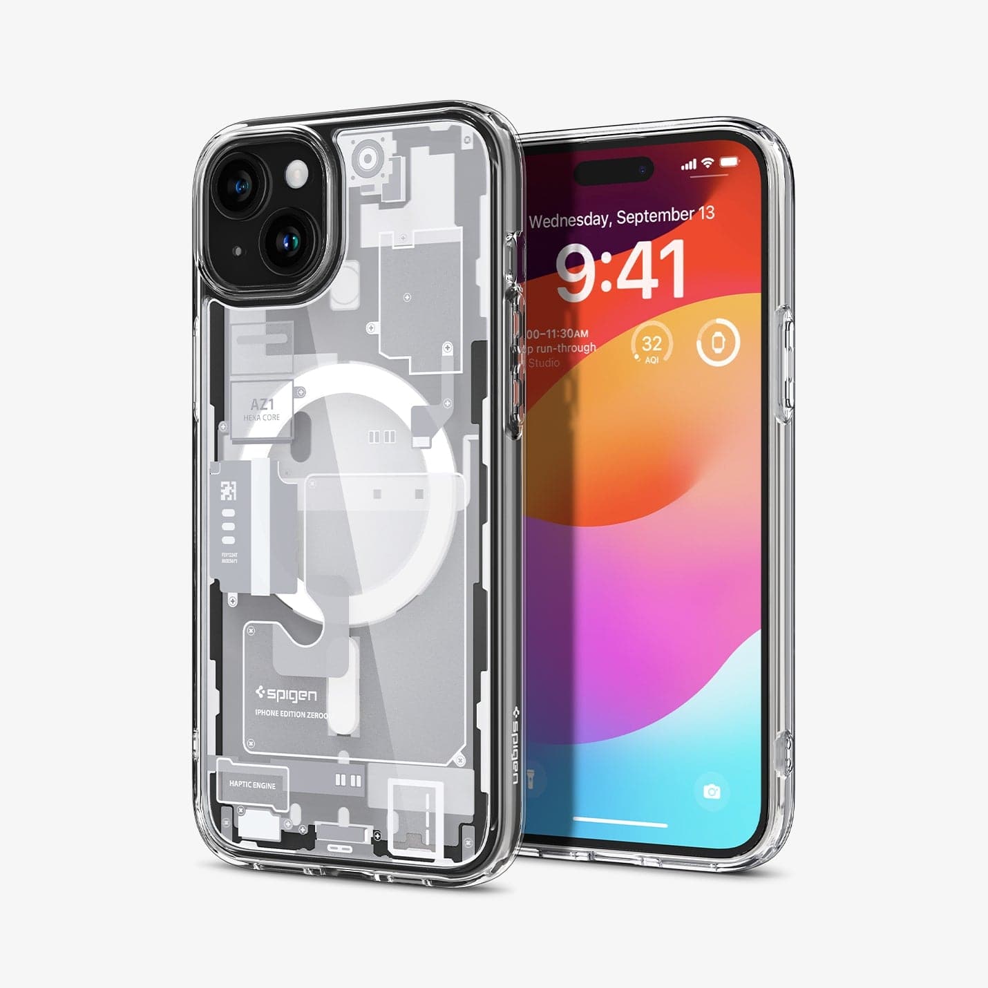 I-Phone Series 11, 12, 13, 14, 15 Case - Ultra Hybrid Zero One (MagFit)