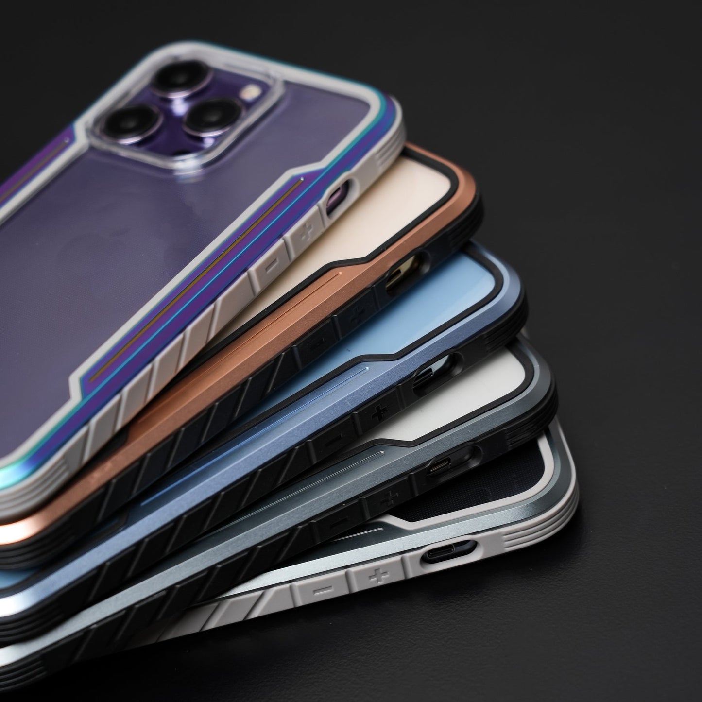 iPhone 12, 13, 14 & 15 Series Case - Defence Shield Metal Cover, Military Grade Protection