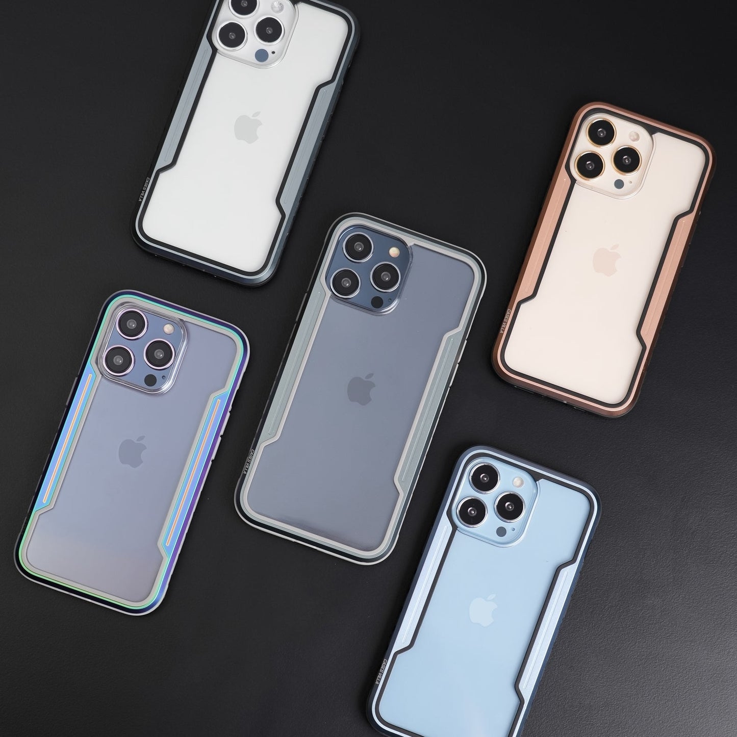 iPhone 12, 13, 14 & 15 Series Case - Defence Shield Metal Cover, Military Grade Protection