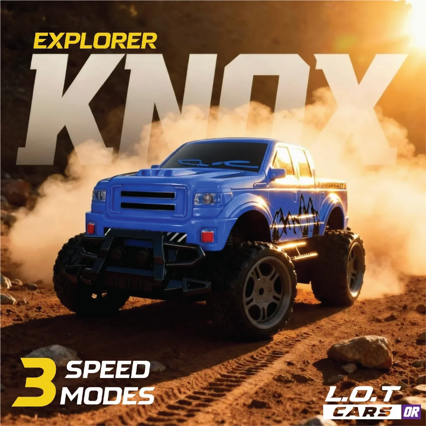 Knox - Semi-Hobby Grade Off Road Remote Control Jeep and RC Truck