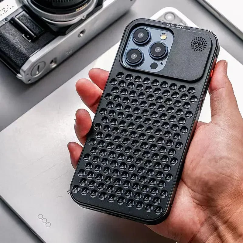 Metallic Hybrid Case - iPhone 11, 12, 13, 14, 15 Series Cover