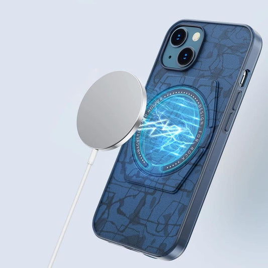 iPhone 11, 12, 13, 14, 15 Series Magnetic Foldable Kickstand Case